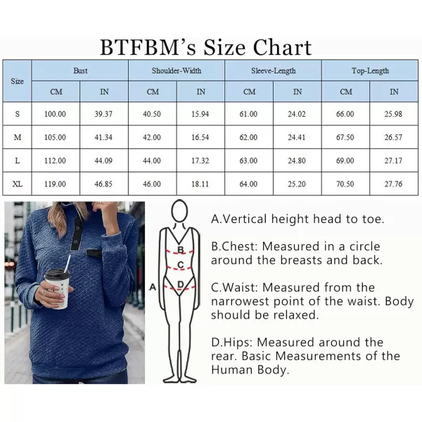 BTFBM Women Fashion Quilted Pattern Lightweight Zipper Long Sleeve Plain Casual Ladies Sweatshirts Pullovers Shirts TopsPure Bright Blue