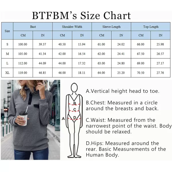 BTFBM Women Fashion Quilted Pattern Lightweight Zipper Long Sleeve Plain Casual Ladies Sweatshirts Pullovers Shirts TopsPure Dark Grey