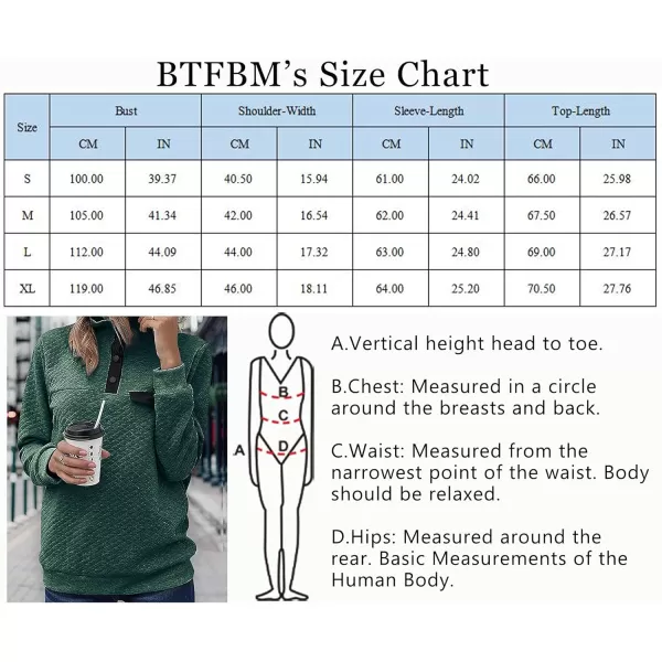 BTFBM Women Fashion Quilted Pattern Lightweight Zipper Long Sleeve Plain Casual Ladies Sweatshirts Pullovers Shirts TopsPure Green