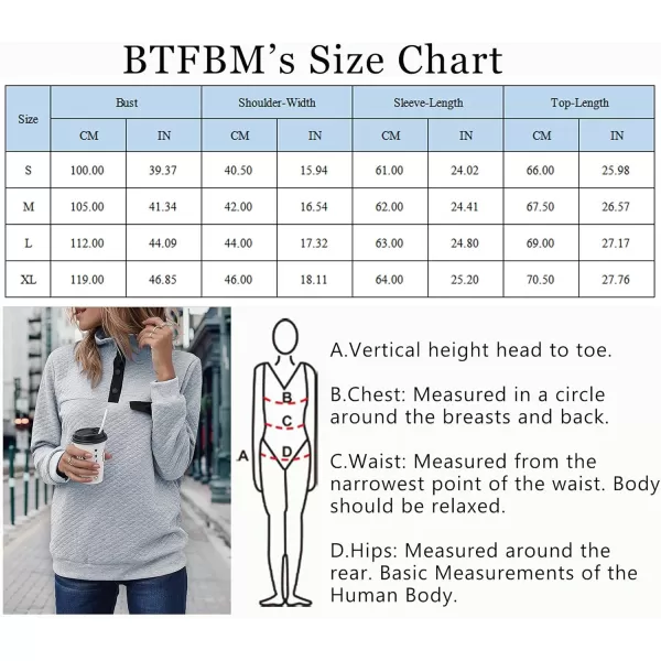 BTFBM Women Fashion Quilted Pattern Lightweight Zipper Long Sleeve Plain Casual Ladies Sweatshirts Pullovers Shirts TopsPure Grey