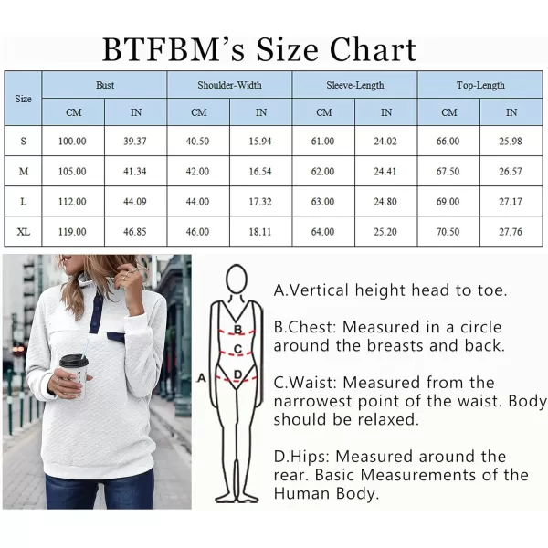 BTFBM Women Fashion Quilted Pattern Lightweight Zipper Long Sleeve Plain Casual Ladies Sweatshirts Pullovers Shirts TopsPure White
