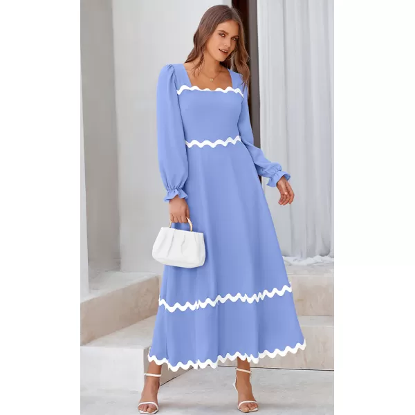 Square Neck Long Dress