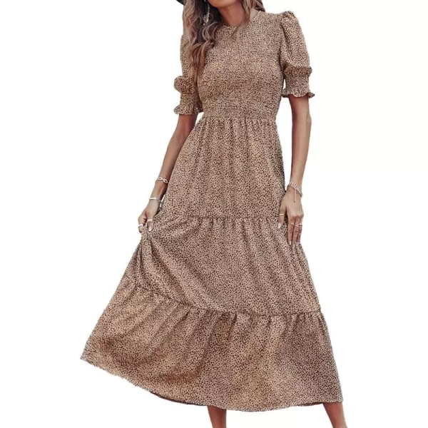 Dot Apricot Brown