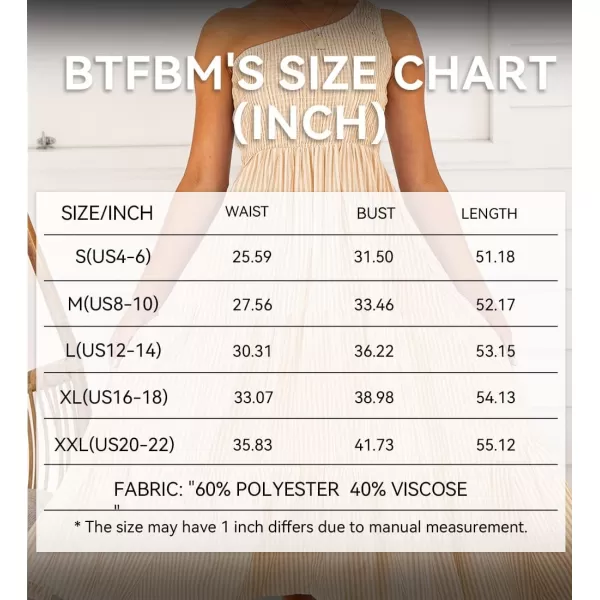 BTFBM Women One Shoulder Summer Dresses 2024 Sleeveless Casual High Waist Floral Flowy Beach Boho Smocked Maxi DressStriped Orange Yellow