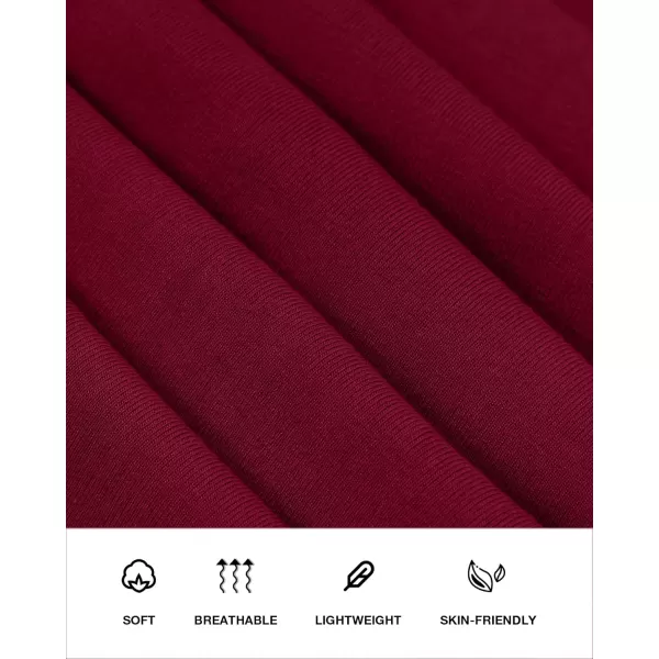 BTFBM Womens Ruched Bodycon Dress Summer Casual Sleeveless Back Slit Elegant Club Evening Party Cocktail Maxi DressesSolid Wine Red