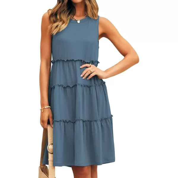 Tiered Lake Blue