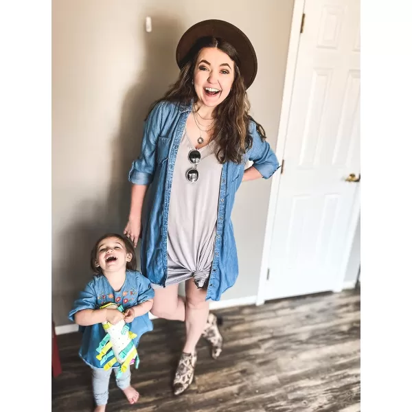 BTFBM Women VNeck Short Sleeve Summer Dresses 2024 Spring Casual Loose TShirt Tunic Short Dress Pajamas with PocketsGrey