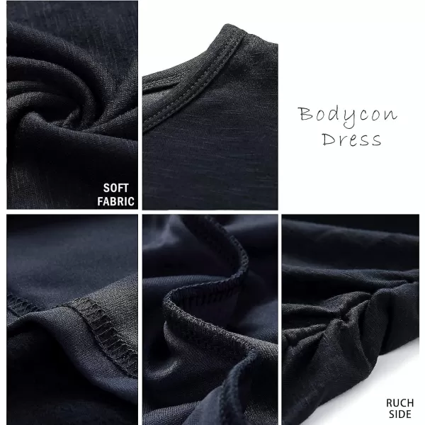BTFBM Womens 2024 Summer Casual Beach Dresses Crew Neck Short Sleeve Wrap Party Club Mini Ruched Bodycon T Shirt DressGrey Green