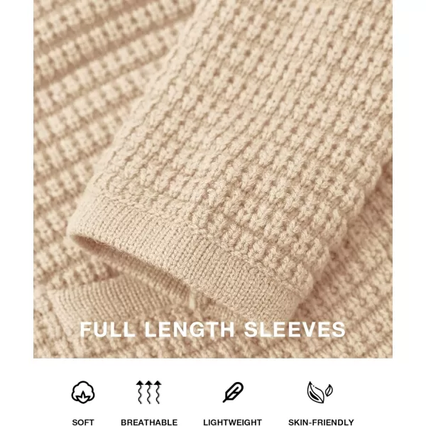 BTFBM Women Cardigan Sweaters Fall Fashion 2024 Button Down Long Sleeve Chunky Knit Open Front Tweed Jacket OuterwearSolid Beige