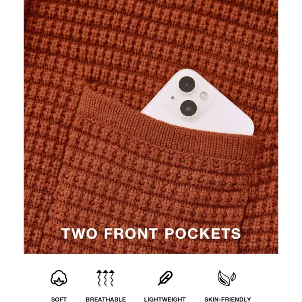 BTFBM Women Cardigan Sweaters Fall Fashion 2024 Button Down Long Sleeve Chunky Knit Open Front Tweed Jacket OuterwearSolid Caramel