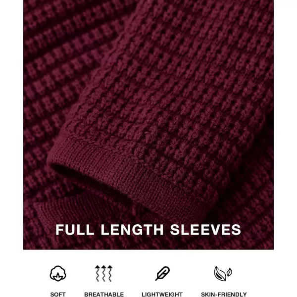 BTFBM Women Cardigan Sweaters Fall Fashion 2024 Button Down Long Sleeve Chunky Knit Open Front Tweed Jacket OuterwearSolid Wine Red