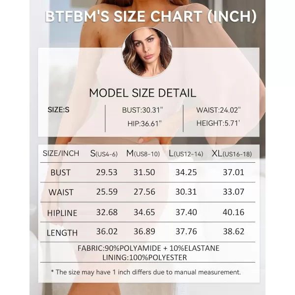 BTFBM Women One Shoulder Ruched Bodycon Mini Dress Puff Long Sleeve 2024 Summer Fall Club Party Cocktail Short DressesSolid Apricot