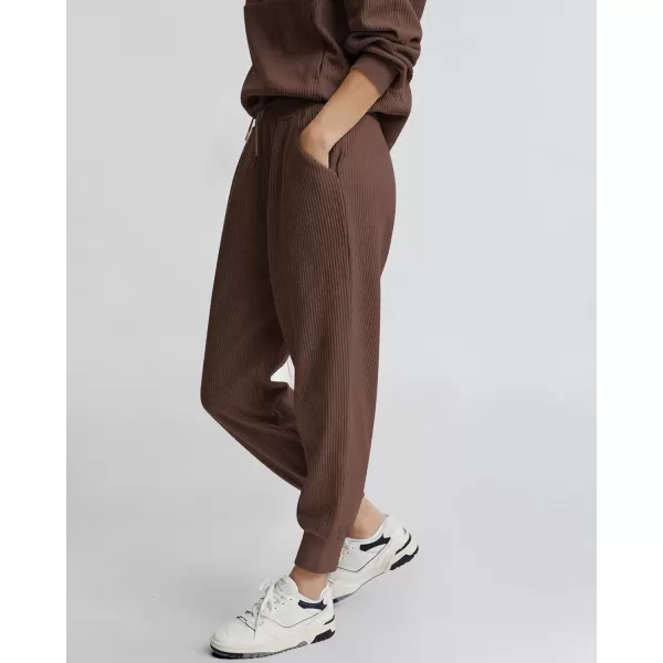 BTFBM Womens 2 Piece Tracksuit Fall Outfits 2024 Long Sleeve Half Zip Sweatshirt Sweatpants Lounge Set SweatsuitsSolid Coffee