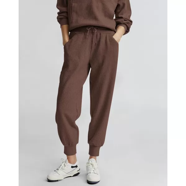BTFBM Womens 2 Piece Tracksuit Fall Outfits 2024 Long Sleeve Half Zip Sweatshirt Sweatpants Lounge Set SweatsuitsSolid Coffee