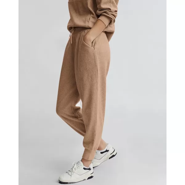 BTFBM Womens 2 Piece Tracksuit Fall Outfits 2024 Long Sleeve Half Zip Sweatshirt Sweatpants Lounge Set SweatsuitsSolid Khaki