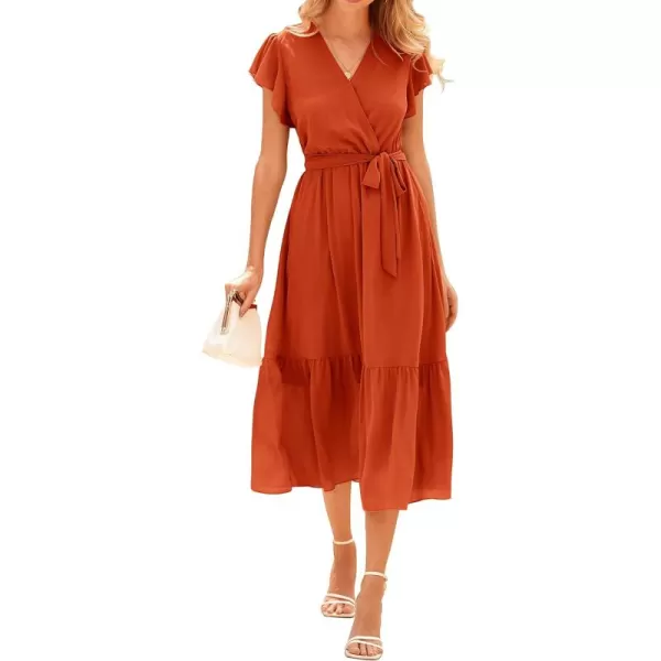 Solid Orange Red