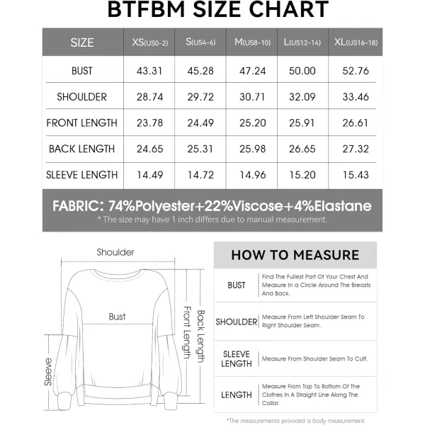 BTFBM Womens Casual Long Sleeve Blouses Crew Neck Drop Shoulder Color Block Shirts Fall Loose Pullover Ribbed Knit TopsLight Blue