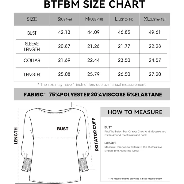 imageBTFBM Womens Casual 34 Sleeve Tops Dressy 2024 Summer Fall T Shirts Crewneck Loose Tunic BlousesSolid Khaki