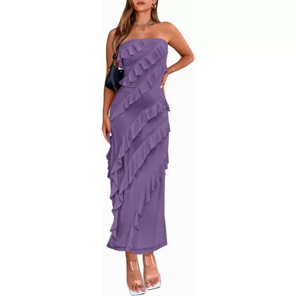 Solid Grey Purple