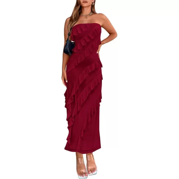 Solid Wine Red