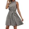 Floral Print Dark Green