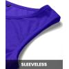 imageBTFBM Women 2025 Summer Sleeveless Tank Dresses Crew Neck Slim Fit Short Casual Ruched Bodycon Party Club Mini DressBright Blue