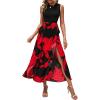 Big Floral Red