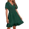 Swiss Dot Dark Green