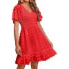 Swiss Dot Red