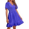 Swiss Dot Royal Blue