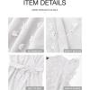 imageBTFBM Women V Neck Summer Dress 2025 Cap Sleeve Swiss Dot Boho Flowy Ruffle Slit Beach Party Long Maxi Cocktail DressesSwiss Dot White