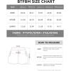 imageBTFBM Striped Boxer Shorts for Women 2025 Summer Elastic Waist Y2k Vacation Beach Bottoms Lounge Sleep Pj Pajama ShortsRed White