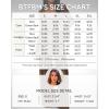 imageBTFBM Womens Fall Lounge Sets 3 Piece Outfit Tracksuits Casual Long Sleeve Tops High Waisted Sweatpants SetSolid Brown