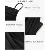 imageBTFBM Womens Fall Lounge Sets 3 Piece Outfit Tracksuits Casual Long Sleeve Tops High Waisted Sweatpants SetSolid Black