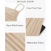 imageBTFBM Womens Fall Lounge Sets 3 Piece Outfit Tracksuits Casual Long Sleeve Tops High Waisted Sweatpants SetSolid Light Khaki