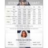 imageBTFBM Womens Fall Lounge Sets 3 Piece Outfit Tracksuits Casual Long Sleeve Tops High Waisted Sweatpants SetSolid Navy