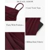 imageBTFBM Womens Fall Lounge Sets 3 Piece Outfit Tracksuits Casual Long Sleeve Tops High Waisted Sweatpants SetSolid Wine Red