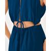 imageBTFBM Women Halter Summer Dresses 2025 Sleeveless Cutout Backless Slit Boho Party Cocktail Casual Maxi Beach Sun DressSolid Dark Blue