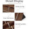 imageBTFBM Womens Two Piece Tracksuit Fall 2025 Long Sleeve Zip Up Sweatshirt Long Pants Outfits Jogger Sweatsuit SetsSolid Brown