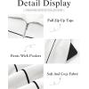 imageBTFBM Womens Two Piece Tracksuit Fall 2025 Long Sleeve Zip Up Sweatshirt Long Pants Outfits Jogger Sweatsuit SetsSolid White