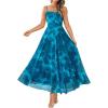 Floral Blue Green