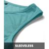 imageBTFBM Women 2024 Summer Sleeveless Tank Dresses Crew Neck Slim Fit Short Casual Ruched Bodycon Party Club Mini DressLake Blue
