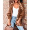 imageBTFBM Womens Button Down Cardigan Coat Long Sleeve Fall Winter Clothes Loose Chunky Knit Open Front Sweater OuterwearSolid Camel