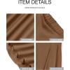 imageBTFBM Womens Satin High Waist Skirts 2024 Summer Fall Outfits Elegant Cocktail Party Flowy ALine Maxi SkirtSolid Coffee