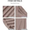 imageBTFBM Womens Satin High Waist Skirts 2024 Summer Fall Outfits Elegant Cocktail Party Flowy ALine Maxi SkirtSolid Light Khaki