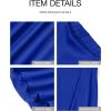 imageBTFBM Womens Satin High Waist Skirts 2024 Summer Fall Outfits Elegant Cocktail Party Flowy ALine Maxi SkirtSolid Royal Blue