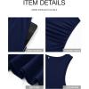 imageBTFBM Summer Maxi Dresses for Women 2025 Sleeveless Casual Ruched High Waisted Tank Long Sundress Flowy Beach DressNavy