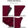 imageBTFBM Summer Maxi Dresses for Women 2025 Sleeveless Casual Ruched High Waisted Tank Long Sundress Flowy Beach DressWine Red