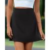 imageBTFBM Women Mini Skirts 2025 Trendy Summer Silk Satin Short Skirt High Waisted ALine Club Party Going Out SkirtsBlack