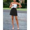 imageBTFBM Women Mini Skirts 2025 Trendy Summer Silk Satin Short Skirt High Waisted ALine Club Party Going Out SkirtsBlack